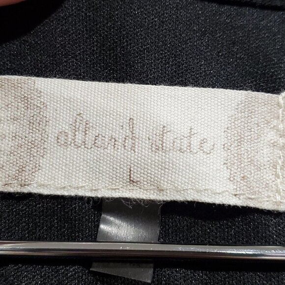 Altar'd State Women's Black Long-Sleeve Tiered Babydoll Dress Peasant Boho Sz L - Picture 12 of 14